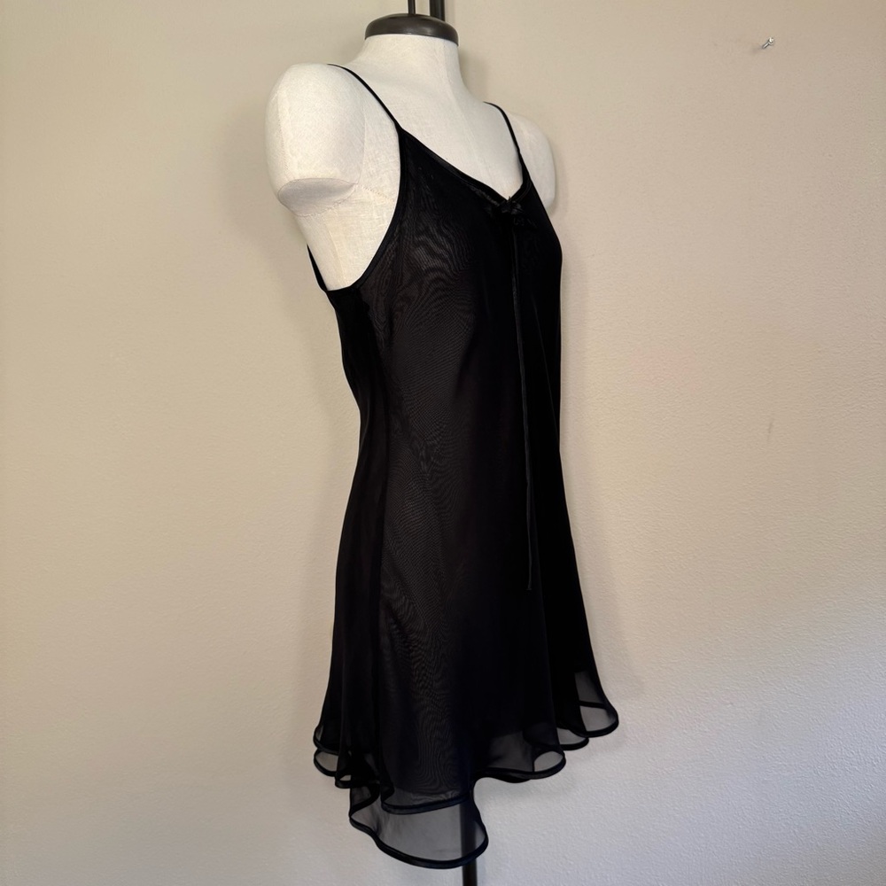 Frederick’s Of Hollywood Sheer Black Lingerie Nightgown - Picture 6 of 16